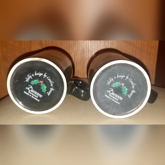 Dunoon stoneware holly mugs - Picture 6 of 8